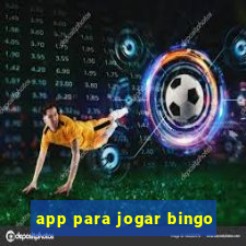 app para jogar bingo